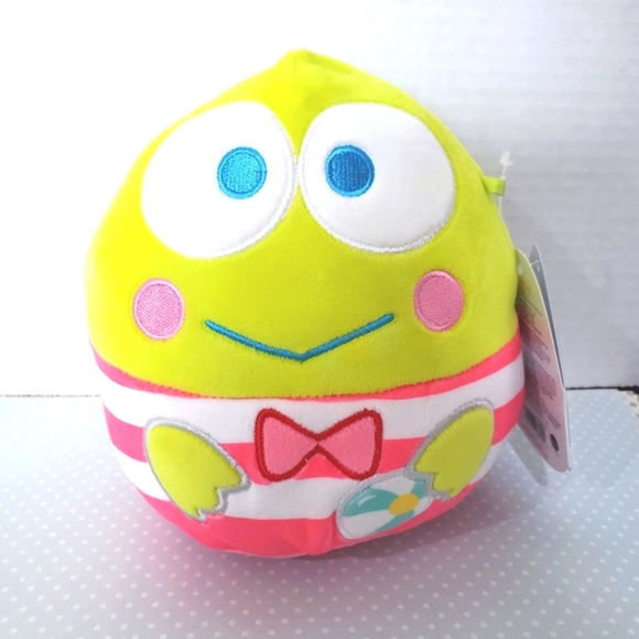 Hello Kitty 😺 and Friends Keroppi 🐸 Beachtime ⛱️ NWT Squishmallow 💙 - Picture 2 of 10